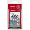 Image de Canon 0621B036 Cartouches d'encre originales multicolores (jaune, magenta, cyan), paquet de 3