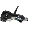 Image de Audio-Technica AT-VM95EBK/H Cartouche stéréo avec boîtier pour tête aiguille ovale de jonction modèle standard aiguille d'enregistrement cartouche lecteur de disques noir