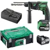 Image de Perforateur SDS Plus 18mm Brushless 18V HIKOKI DH18DPBWPZ 2 x 5,0Ah en coffret