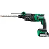 Image de HIKOKI DH18DPCWPZ - Martillo ligero SDS-Plus a bateria 18V Li-Ion 2x 5,0 Ah motor Brushless 2,6 J 0-950 rpm 0-950 ipm max. 26 mm 2,9 Kg con maletin apilable