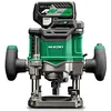 Image de HiKOKI Akku-Oberfräse M3612DA (36V, Spannzange Ø 8/12 mm, 50 mm Hubhöhe, Brushless, Soft-touch, LED, verstellbare Handgriffe, Transportkoffer, Zubehör, inkl. 2x 2.5 Ah Akku und Ladegerät)