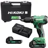 Image de Perceuse - Visseuse 18V 50Nm HIKOKI DS18DAWCZ 2x2.0Ah Li-ion avec coffret de transport