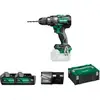 Image de Perceuse-visseuse sans fil HiKOKI DS18DC (5,0 Ah) (HSC II) + 2x batteries BSL1850MA