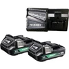 Image de Pack de batteries HiKOKI 18V 2,0 Ah BSL1820M + chargeur UC18YSL
