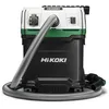 Image de Hikoki Aspirateur eau et poussière   1200 W, 30 L, classe L, compact et léger, nettoyage manuel du filtre, prise pour outils électriques, automatique   Idéal pour les chantiers et les ateliers