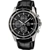 Image de Montre - CASIO - EDIFICE - Cuir véritable - Noir - Étanchéité 10 Atm