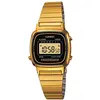 Image de Casio Montre Quartz Unisexe 23.00mm avec Cadran LCD Digitale et Bracelet en Bracelet en Acier Or LA670WEGA-1EF