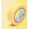 Image de Masking Tape (MT) 1,5 cm Uni Jaune