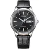 Image de Montre automatique Citizen pour homme avec jour/date, diamètre de 40 mm, en divers designs, lanière