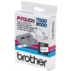 Image de Brother Ruban TX-231 Noir sur Fond Blanc | 12mm | Ruban Laminé