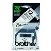 Image de Brother Labelling Tape - 12mm, Black/White, Blister ruban d'étiquette M