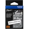 Image de Brother Pro Tape HSe-261E Gaine thermorétractable Noir sur blanc, 31 mm x 1,5 m