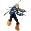 Image de Statue Zoro avec Costume Tête D' uf Katanas 16 Cm