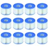 Image de Intex 29001E Lot de 12 Cartouches de Piscine PureSpa Type S1 faciles à Installer | Filtre Spa Intex