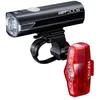 Image de CatEye Ampp 500S/Viz 150 Ensemble de Feux Avant et arrière pour vélo   Technologie OptiCube LED   Étanchéité IPX4   Support FlexTight Facile à Installer   Rechargeable par USB C