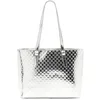 Image de MISAKO Sac shopper Misri grand avec poche pour ordinateur portable (13") et imprimé monogramme ED. female - Misri Argenté 22x38x14cm