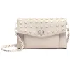 Image de MISAKO Danbai petit sac à bandoulière avec rabat et détails métalliques female - Danbai Pierre 12x20x4 cm
