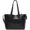 Image de MISAKO Delfino grand sac à provisions avec sac intérieur amovible female - Delfino Noir 26x33x14cm