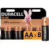 Image de Duracell Plus, lot de 8 piles alcalines Type AA 1,5 Volts LR6 MN1500