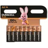 Image de Duracell Plus-AA CP16 Lot de 16 Piles AA Mignon au manganèse alcaline 1,5 V