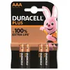Image de DURACELL AAA Plus 100 piles (lot de 4), noir, taille unique