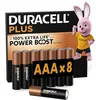 Image de DURACELL AAA Plus Piles Alcalines (Lot de 8) 1.5V, LR03