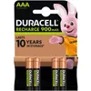 Image de Pile rechargeable DURACELL AAA/LR03 ULTRA POWER 900 mAh x4