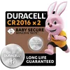 Image de DURACELL 2016 Piles Boutons au Lithium (Lot de 2) 3V, CR2016