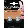 Image de Pile DURACELL DL/CR 2016, pack de 2 unités