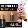 Image de Duracell N Pile alcaline 1,5V, lot de 2 (E90 / LR1), pour lampes de poche, calculatrices et phares de vélo