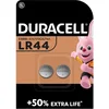 Image de DURACELL LR44 Piles alcalines spéciales 1,5V (A76) (Lot de 2)   JUSQU'A 50 % DE PUISSANCE SUPPLEMENTAIRE   Pour thermomètres numériques, calculatrices, lampes de poche, montres