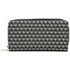 Image de MISAKO Metri Grand Porte-Monnaie imprimé Female - Metri Noir 10x19x3 cm