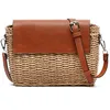 Image de MISAKO Kena sac bandoulière effet raphia avec rabat ED. female - Kena Naturel 16x23x9 cm