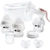 Image de Tommee Tippee Kit De Démarrage Pour L'allaitement, Tire-Lait Manuel, Biberons Et Tétines, Boite De Stérilisation, Sucettes, Pots De Conservation, Coussinets D'allaitement Jetable
