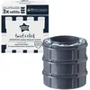 Image de Recharges pour poubelles à couches Twist & Click de Tommee Tippee, GREENFILM antibactérien durable, pack de 3