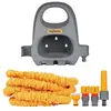 Image de HOZELOCK - Tuyau d'Arrosage Extensible Superhoze 15 M avec Porte Tuyau : Tuyau Flexible avec Support de Rangement, S'Étire 3x sa Longueur Initiale, 2 Raccords Aquastop, Connexion Étanche [8215 9000]