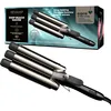 Image de REVAMP Deep Waver   boucleur à cheveux wavy avec triple barillet en céramique Progloss, fer à boucler professionnel pour des waves faciles et brillantes sur cheveux courts, mi-longs et longs
