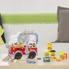 Image de Play-Doh Wheels, Le Camion de Pompiers, avec 5 Pots de Pate a Modeler, dès 3 Ans