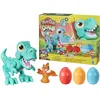 Image de PLAY-DOH - Dino Crew - Croque Dino - jouet pour enfants avec bruits de dinosaure - 3 oeufs PLAY-DOH - a partir de 3 ans