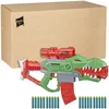 Image de Nerf DinoSquad, Blaster motorisé Rex-Rampage, Chargeur 10 fléchettes, 20 fléchettes Nerf, Apparence de tyrannosaure