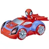Image de Marvel Spidey and His Amazing Friends, Arachno-Bolide Lumineux, Jouet préscolaire avec Sons et lumières, à partir de 3 Ans