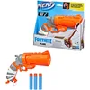 Image de Nerf Fortnite, Blaster à fléchette Flare, s'ouvre pour Charger, inclut 3 fléchettes Mega AccuStrike Officielles, poignée d'amorçage Multicolore