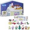 Image de Peppa Pig Peppas Calendrier de l'Avent avec 24 Jouets Surprises et Autocollants, Jouets pour Enfants