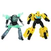 Image de Figurines Cyber-Combiner Bumblebee et Mo Malto jouets interactifs pour filles et garçonsTransformers EarthSpark dès 6 ans