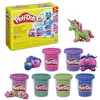 Image de Play-Doh, Pack de 6 Pots de Pâte Paillette, Pâte à Modeler, Loisirs Créatifs pour Filles et Garçons, Jouets Préscolaires pour Enfants dès 3 Ans