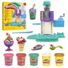 Image de PlayDoh Mes Glaces Arc-en-Ciel Pâte à modeler Machine à Crème Glacée factice 5 pots de 56 g et accessoires dès 3 ans
