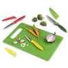 Image de Zyliss E910047 Set de 3 Couteaux de Cuisine Colorés avec Planche à Découper, Acier Inoxydable/Plastique, Couteau de Chef/Couteau Universel/Couteau d’Office, Lavable au Lave-Vaisselle, Garantie 5 ans