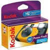 Image de KODAK Power Flash 39exp - Appareil Photo Jetable 35mm, Flash Automatique Intégré, ISO 800, Mise au Point Fixe, Viseur Optique, Rembobinage Manuel - Noir