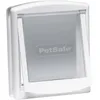Image de PetSafe   Chatière pour Chat et Chien Originale Staywell, 2 Voies d’accès (entrée et Sortie) - Porte pour Animaux intérieur et extérieur, Rigide, Panneau de Fermeture Inclus   Blanc (S)