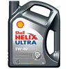 Image de SHELL Huile moteur Helix Ultra 5W-40 huile ACEA A3/B4 API SN Plus Ultra 4 L Compatible avec VW Golf VII 3/5 portes 5G1, BQ1, BE1, BE2 Golf IV 3/5 portes 1J1 Golf V 3/5 portes 1K1 Tiguan I 5N